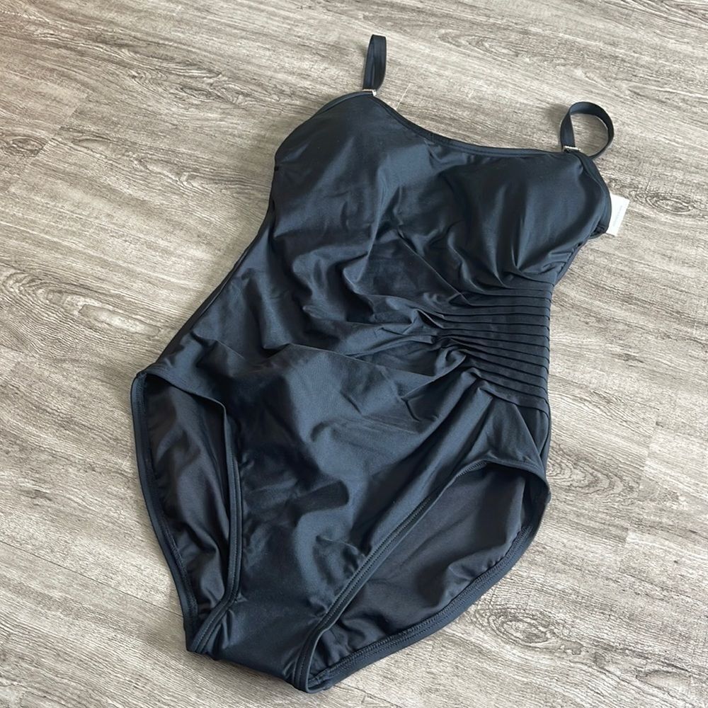 Calvin Klein Black One Piece Swimsuit